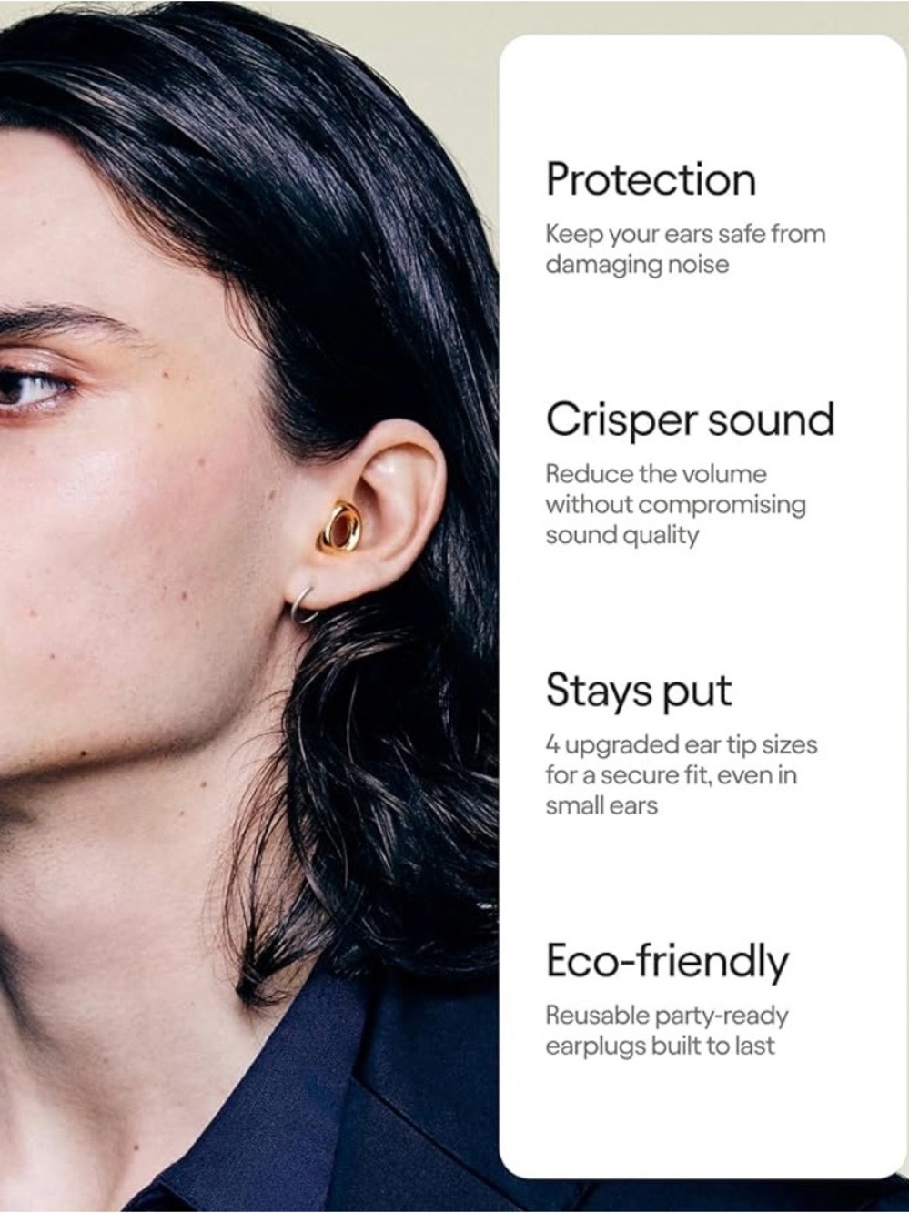 Loop Experience 2 Ear Plugs - Stylish Certified Hearing Protection for Concerts - Picture 3 of 9